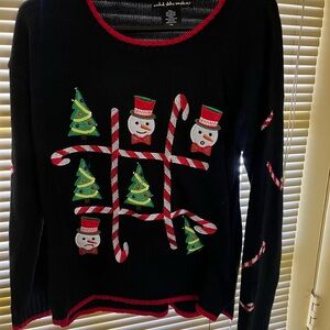 United States Sweaters Black Holiday Crew Neck